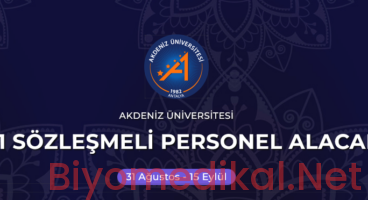 Akdeniz Üniversitesi Biyomedikal Cihaz Teknikeri Alımı 2026