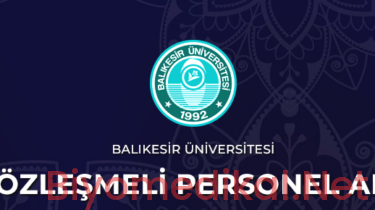 Balıkesir Üniversitesi Biyomedikal Mühendisi Alımı 2026