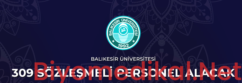 Balıkesir Üniversitesi Biyomedikal Mühendisi Alımı 2026