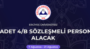 Erciyes Üniversitesi Biyomedikal Teknikeri Alımı 2026