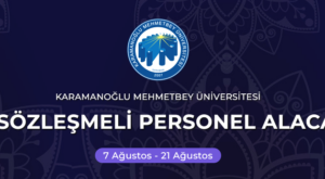 Karamanoğlu Mehmetbey Üniversitesi Biyomedikal Cihaz Teknikeri Alımı 2026