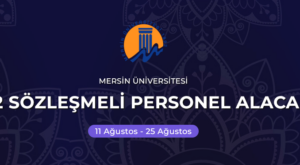 Mersin Üniversitesi Biyomedikal Teknikeri Alımı 2026