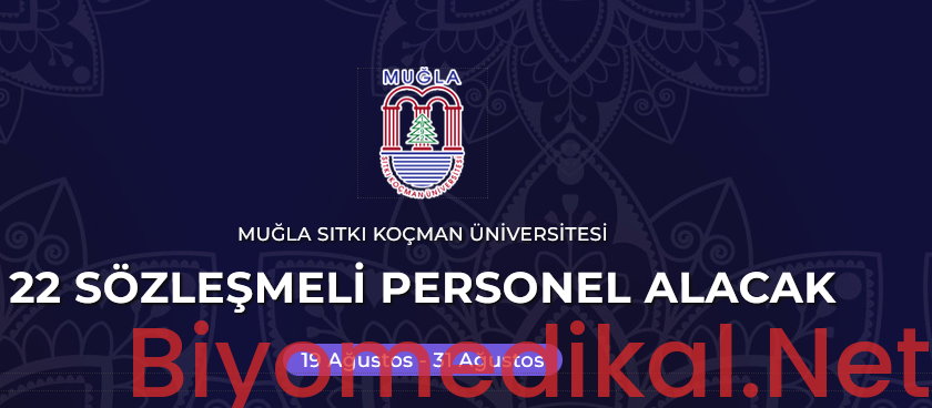 Muğla Sıtkı Koçman Üniversitesi Biyomedikal Teknikeri Alımı 2026