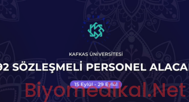 Kafkas Üniversitesi Biyomedikal Teknikeri Alımı 2026