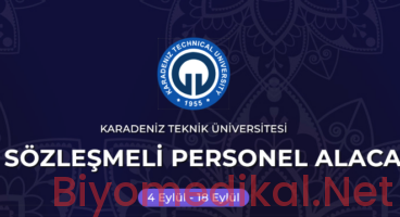Karadeniz Teknik Üniversitesi Biyomedikal Teknikeri Alımı 2026