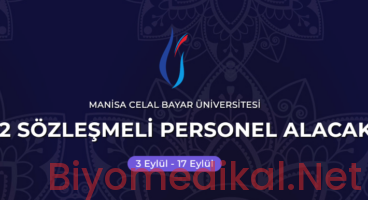 Manisa Celal Bayar Üniversitesi Biyomedikal Teknikeri Alımı