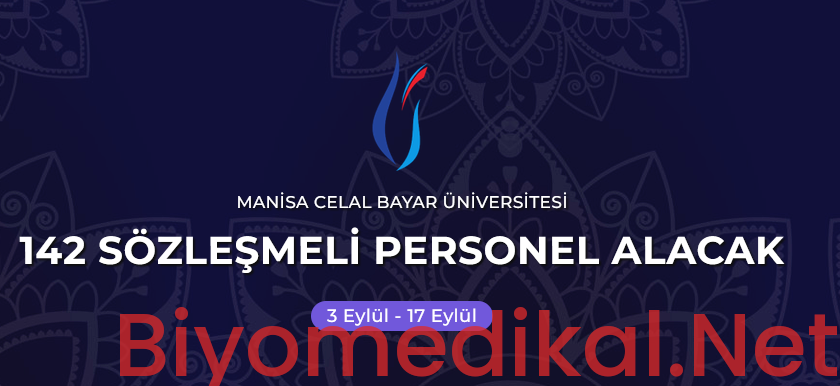Manisa Celal Bayar Üniversitesi Biyomedikal Teknikeri Alımı
